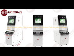 High Security Lobby CRM Money Counter ATM System Machine de recyclage de trésorerie R06L