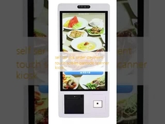 commande en libre-service paiement écran tactile le scanner de code à barres kiosque