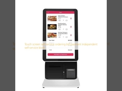 Écran tactile en libre-service commande de facture paiement kiosque indépendant en libre-service