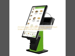 Borne libre-service de 21,5 pouces pour hall d'entrée, écran tactile capacitif, système de paiement autonome tout-en-un
