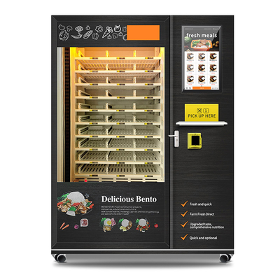 Kiosque chaud automatique de service d'individu d'aliments surgelés de distributeur automatique de nourriture