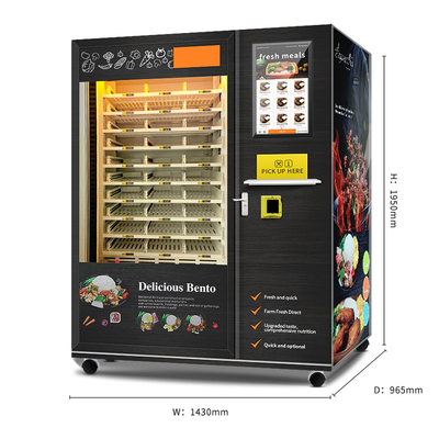 Kiosque chaud automatique de service d'individu d'aliments surgelés de distributeur automatique de nourriture