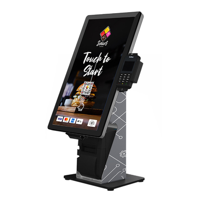 Kiosque de service d'individu de 23 pouces pour la nourriture de déjeuner de bureau de restaurant