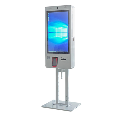 Kiosque de commande d'individu intelligent pour le kiosque de paiement de scanner de Bill QR de restaurant de prêt-à-manger