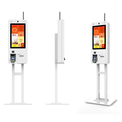 Kiosque de commande d'individu intelligent pour le kiosque de paiement de scanner de Bill QR de restaurant de prêt-à-manger