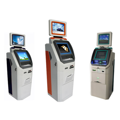 Doubles opérations bancaires Bill Payment For Cash In de machine d'atmosphère d'écran et argent liquide