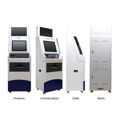 Machine automatique de billet de kiosque de rapport d'enregistrement de service d'individu d'écran tactile