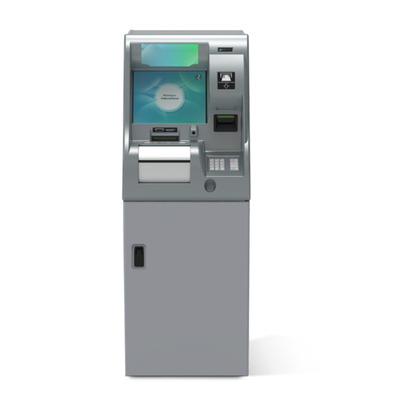 Chèque de pièce de monnaie d'écran tactile de pouce de machine de paiement en espèces d'atmosphère