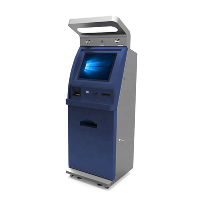 Plancher tenant le service CDM d'individu de machine de paiement en espèces d'écran tactile de 17 pouces