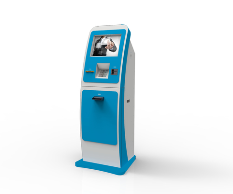 Le kiosque de service d'individu d'écran tactile de position de plancher vérifient dans le paiement