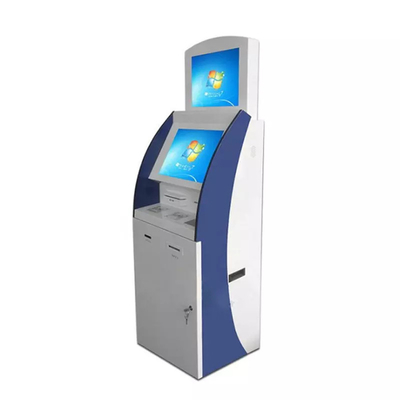 Kiosque d'argent de machine de dépôt en espèces d'individu de service de distributeur automatique de billets d'atmosphère d'écran de 19&quot;