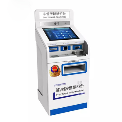 Distributeur automatique de billets du gouvernement Machine de dépôt en espèces en libre service