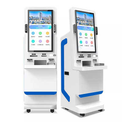 32&quot; terminal de reconnaissance de visage d'assistance de kiosque de paiement de service d'individu d'écran avec le système de mesure de Temp