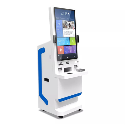 32&quot; terminal de reconnaissance de visage d'assistance de kiosque de paiement de service d'individu d'écran avec le système de mesure de Temp