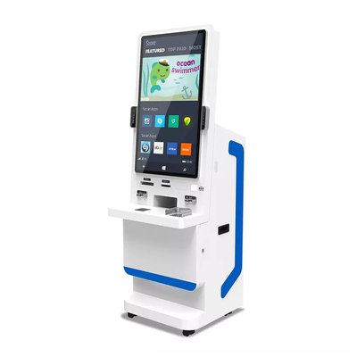 32&quot; terminal de reconnaissance de visage d'assistance de kiosque de paiement de service d'individu d'écran avec le système de mesure de Temp