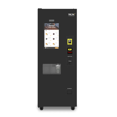 Vendeuse de café ou de thé chaud ou glacé en plein air avec écran intelligent de 20 pouces