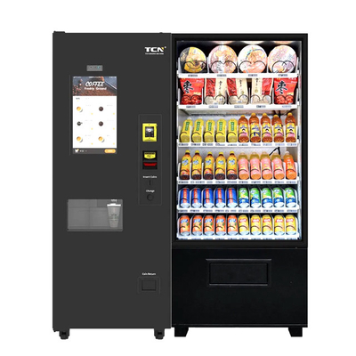 Vendeuse de café ou de thé chaud ou glacé en plein air avec écran intelligent de 20 pouces