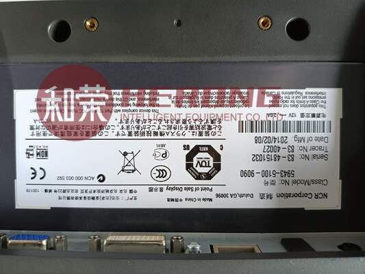 NOUVELLE unité d'affichage LED NCR ATM de 15 pouces de haute qualité avec interface USB | SN : 5943-5100-9090, 594351009090 | Spécifications d'alimentation : 12 V CC 2,0 A.