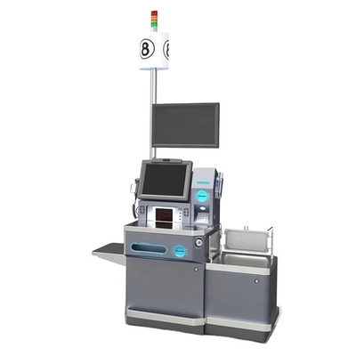 Caissier adapté aux besoins du client Machine 12V de kiosque de position de service d'individu de supermarché