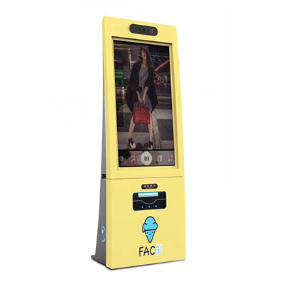 27 pouces lecteur de cartes terminal d'individu de 32 pouces de kiosque debout libre de service QR Scanner