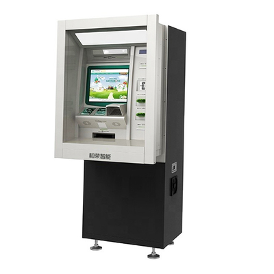 Accepteur fixé au mur d'argent liquide de kiosque de machine de guichet de 2 de manière atmosphères Bitcoin de Bitcoin