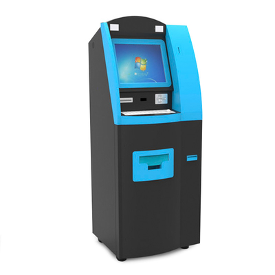 Kiosque d'opérations bancaires de machine de paiement en espèces d'atmosphère de service d'individu avec 17&quot; écran tactile d'affichage à cristaux liquides