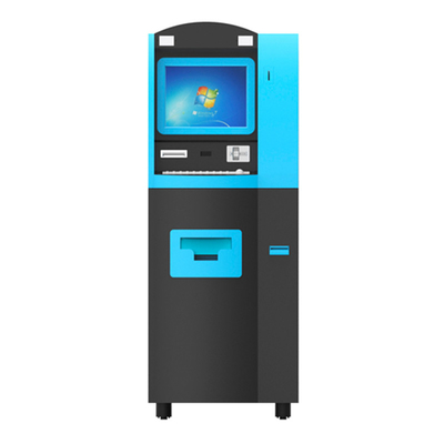 Kiosque d'opérations bancaires de machine de paiement en espèces d'atmosphère de service d'individu avec 17&quot; écran tactile d'affichage à cristaux liquides
