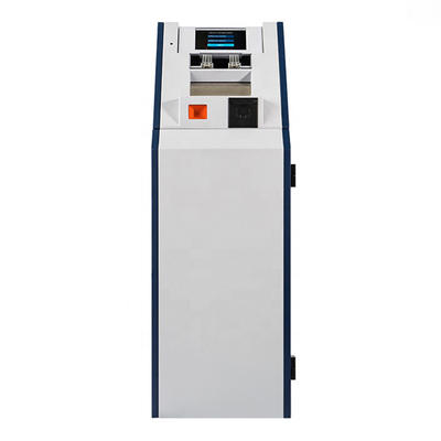 L'Affichage à cristaux liquides-contact automatique à grande vitesse de machine de dépôt de billet de banque de facture montrent la petite atmosphère de machine de paiement en espèces