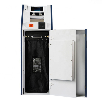 L'Affichage à cristaux liquides-contact automatique à grande vitesse de machine de dépôt de billet de banque de facture montrent la petite atmosphère de machine de paiement en espèces