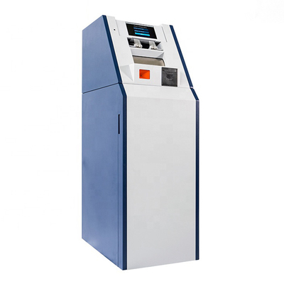 L'Affichage à cristaux liquides-contact automatique à grande vitesse de machine de dépôt de billet de banque de facture montrent la petite atmosphère de machine de paiement en espèces