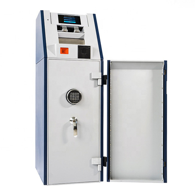 L'Affichage à cristaux liquides-contact automatique à grande vitesse de machine de dépôt de billet de banque de facture montrent la petite atmosphère de machine de paiement en espèces