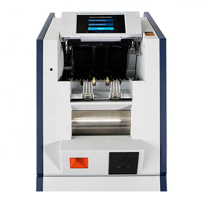 L'Affichage à cristaux liquides-contact automatique à grande vitesse de machine de dépôt de billet de banque de facture montrent la petite atmosphère de machine de paiement en espèces