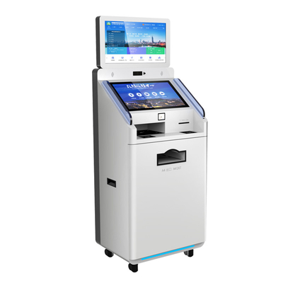 Imprimante terminale Pos Location de scanner de code de Qr de panneau principal en métal de gestion de bâtiment d'individu de service de paiement officiel de kiosque