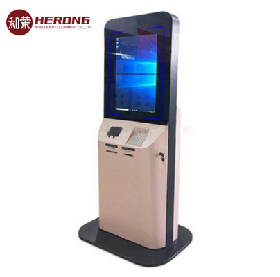 Hôtel en libre-service vérifier dans le kiosque écran 32 pouces avec capacitive touch 50nits