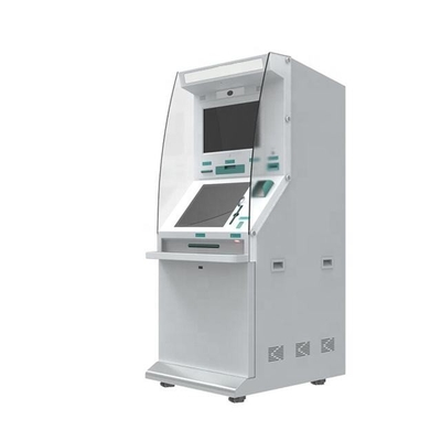 Machine de dépôt en espècesMachine de dépôt en espèces à double écran pour les paiements de kiosque bancaire